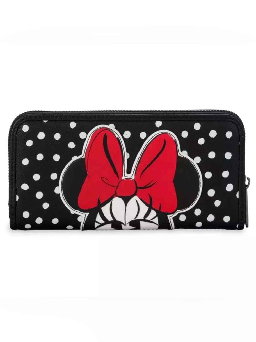 NWT Disney Parks Loungefly Wallet - Minnie Mouse With Polka Dots